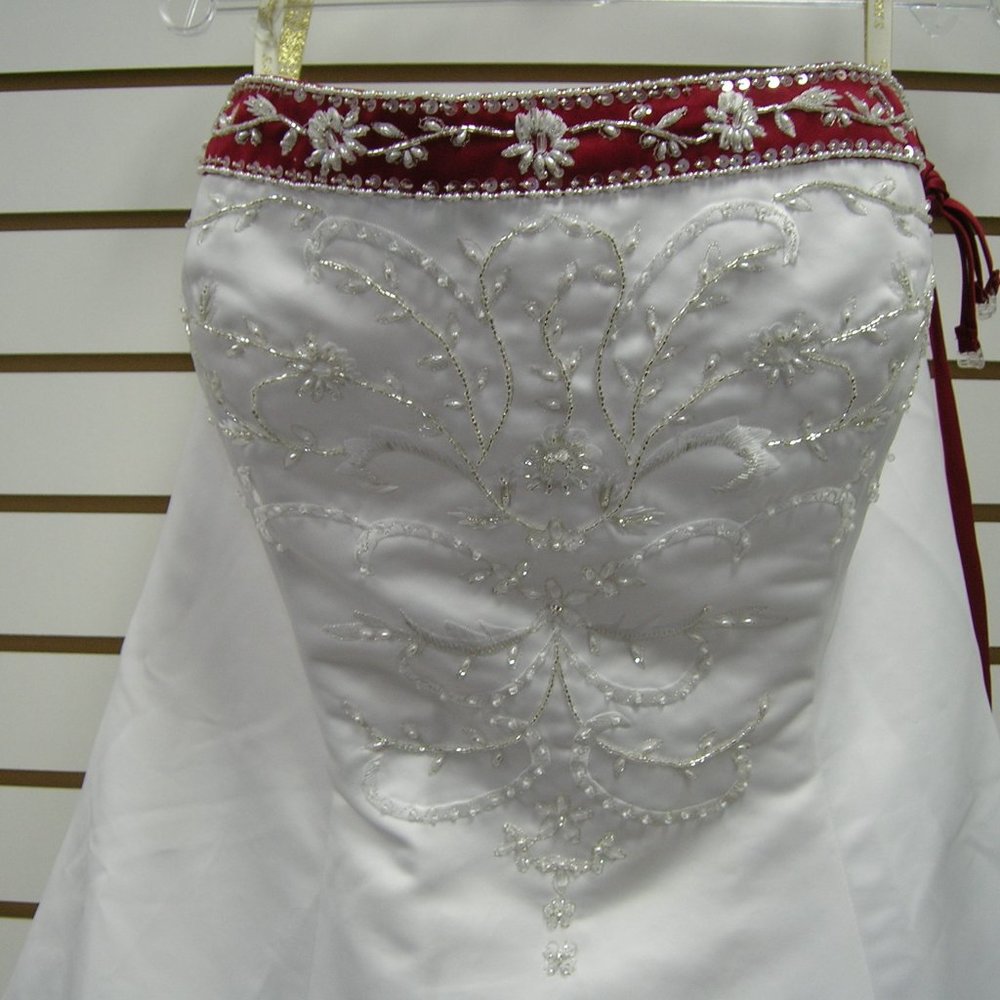 Corset Back Wedding Dress - Picture 4 of 7